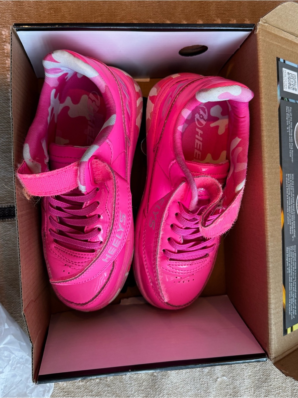 Heelys Pink Shoes, Size 2
